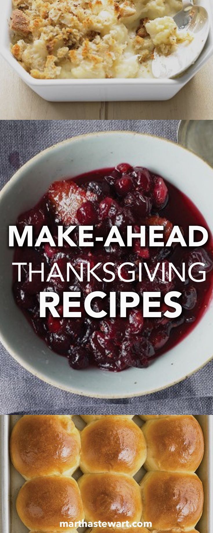Make Ahead Thanksgiving Desserts
 Make Ahead Thanksgiving Recipes