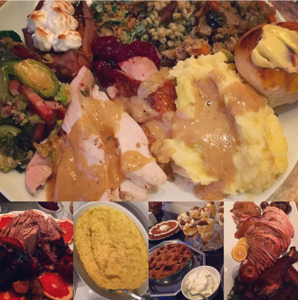 Martins Thanksgiving Dinners
 Stars show off their lavish Thanksgiving dinners online