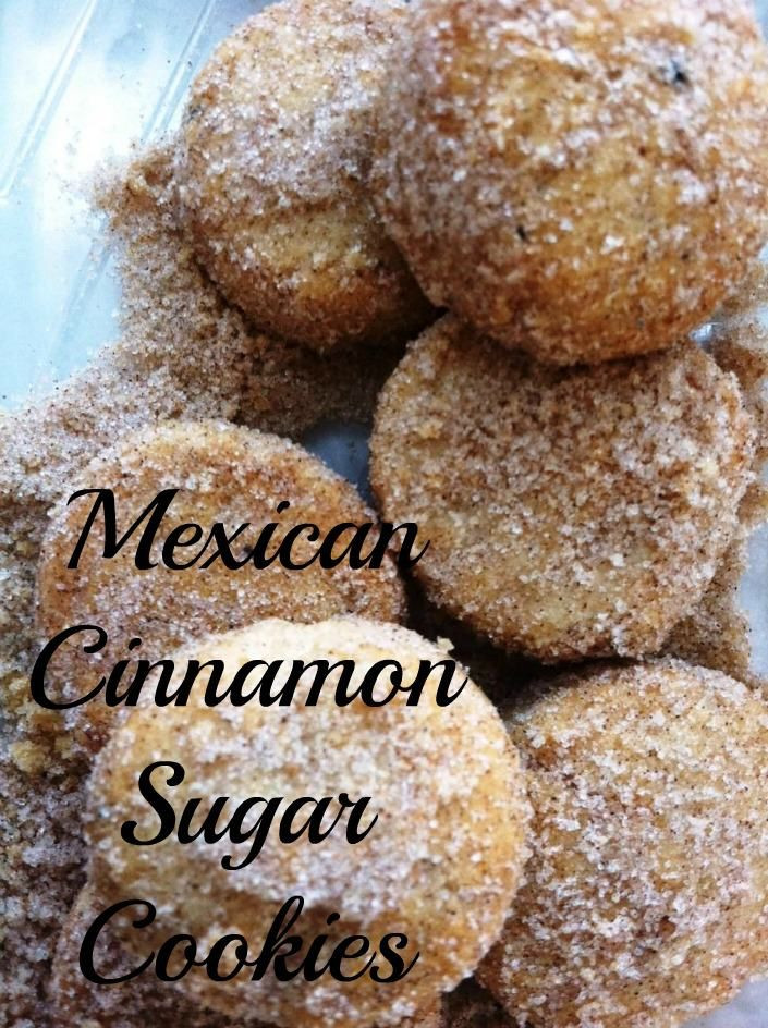 Mexican Christmas Cookies
 Mexican Cinnamon Sugar Cookies or Polvorones de Canela are