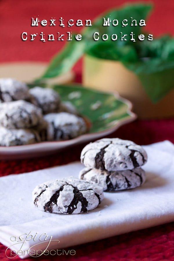 Mexican Christmas Cookies
 Mexican Mocha Crinkle Cookies A Spicy Perspective