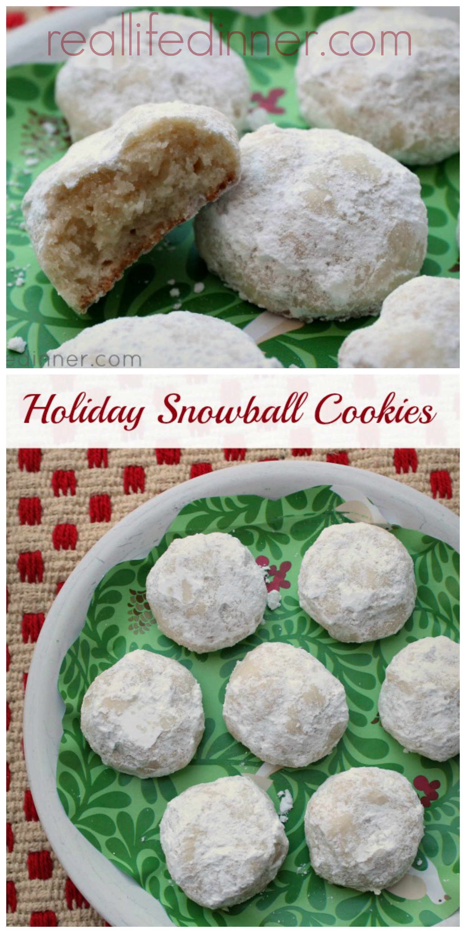 Mexico Christmas Cookies
 Holiday Snowball Cookies