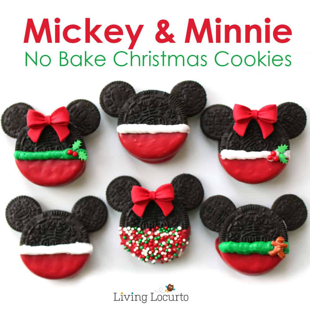 Mickey Christmas Cookies
 Mickey & Minnie Mouse Christmas Cookies