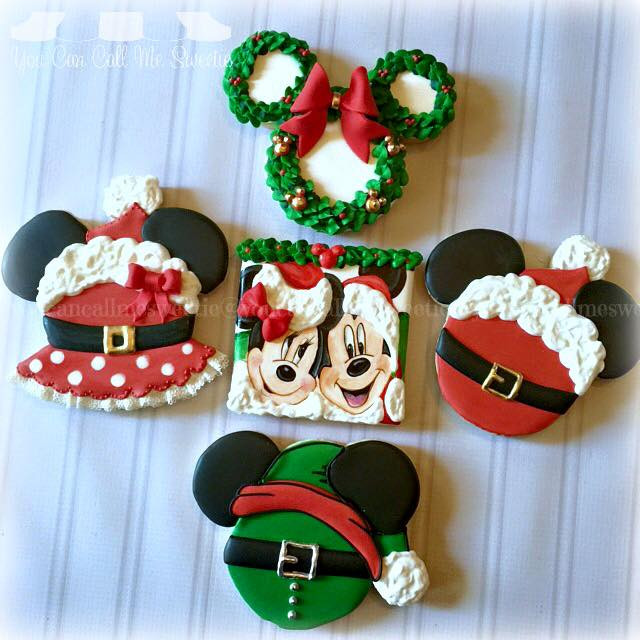 Mickey Mouse Christmas Cookies
 Mickey and Minnie Christmas Cookies Between the Pages