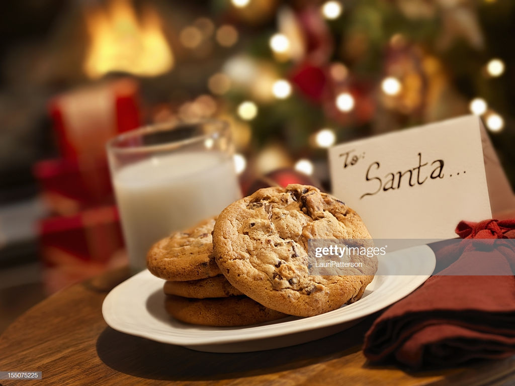 Milk And Cookies Christmas Song
 Cookies And Milk For Santa Stock