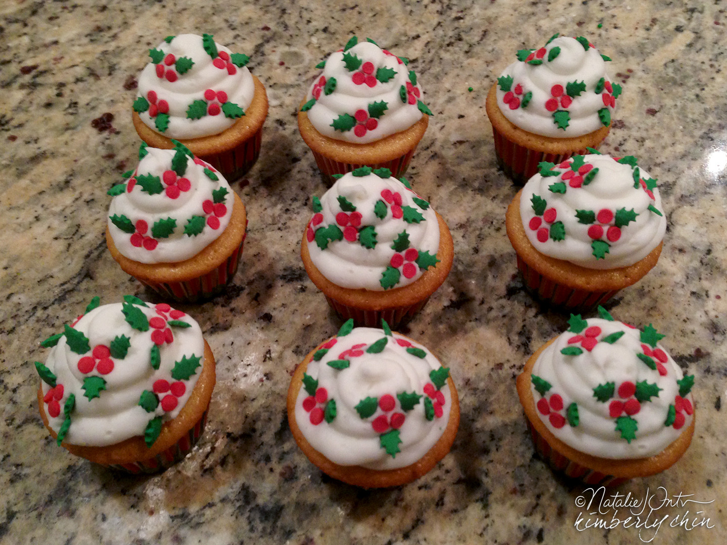 Mini Christmas Cupcakes
 Mini Christmas Cupcakes by Kim and Nat