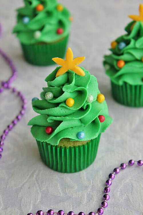 Mini Christmas Cupcakes
 30 Easy Christmas Cupcake Ideas