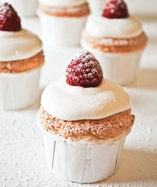 Mini Christmas Desserts
 Snow Angel Cupcakes