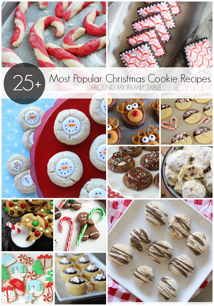 Most Popular Christmas Cookies
 Most Popular Christmas Cookie Recipes Around My Family Table