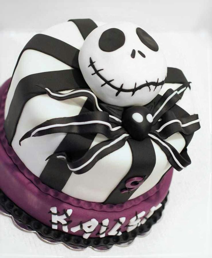 Nightmare Before Christmas Birthday Cakes
 30 best images about Jack Skellington cakes on Pinterest