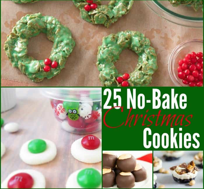 No Bake Christmas Cookies
 25 No Bake Christmas Cookies