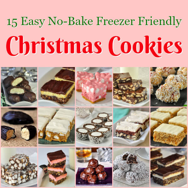No Bake Christmas Cookies
 No Bake Christmas Cookies 15 easy recipes that are