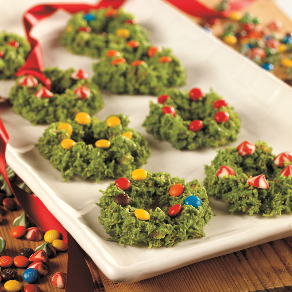 No Bake Christmas Wreath Cookies
 Wreath Cookies Recipe