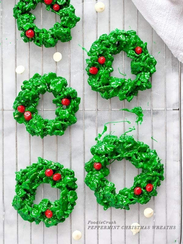 No Bake Christmas Wreath Cookies
 Spread Holiday Cheer 7 No Bake Christmas Cookies