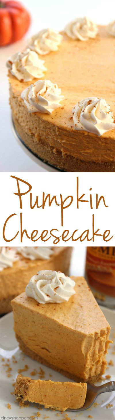No Bake Fall Desserts
 No Bake Pumpkin Cheesecake CincyShopper