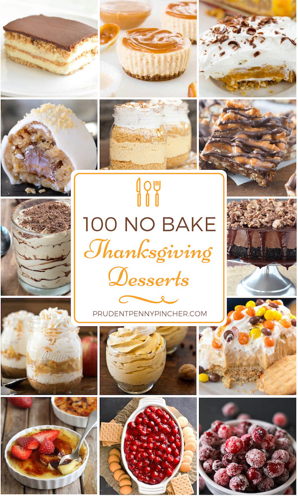 No Bake Thanksgiving Desserts
 100 No Bake Thanksgiving Desserts Prudent Penny Pincher
