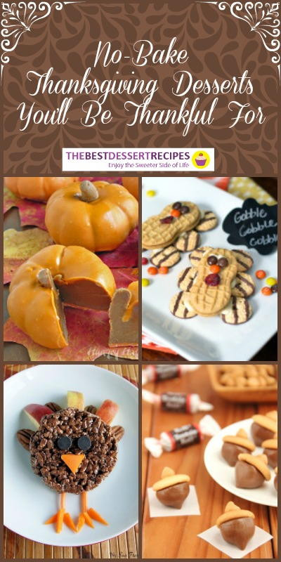 No Bake Thanksgiving Desserts
 14 No Bake Thanksgiving Desserts You ll Be Thankful For