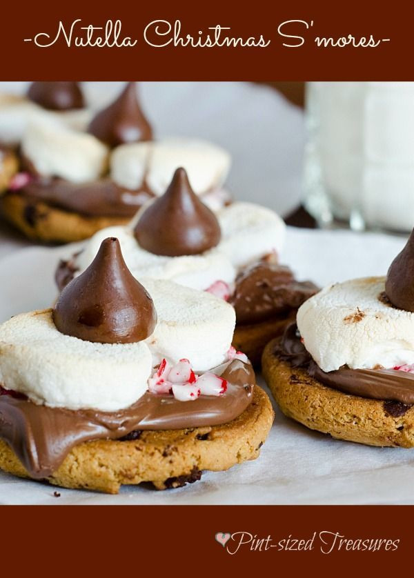 Nutella Christmas Cookies
 Nutella Christmas Cookies S’mores – Edible Crafts