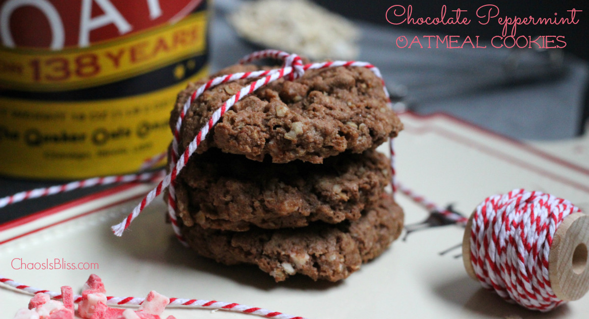 Oatmeal Christmas Cookies
 Chocolate Peppermint Oatmeal Cookies Recipe