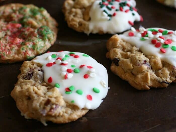 Oatmeal Christmas Cookies
 Cranberry Oatmeal White Chocolate Cookies