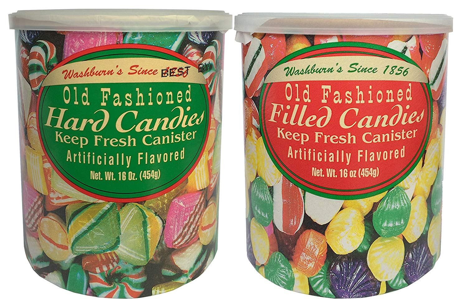 Old Fashioned Filled Christmas Candy
 Washburn Old Fashioned Hard Can s and Filled Can s 16