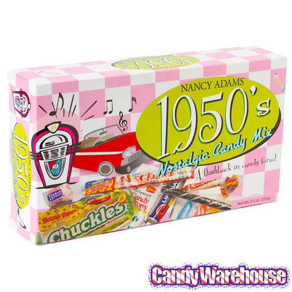 Old School Christmas Candy
 Classic Candy Gift Box 1950 s