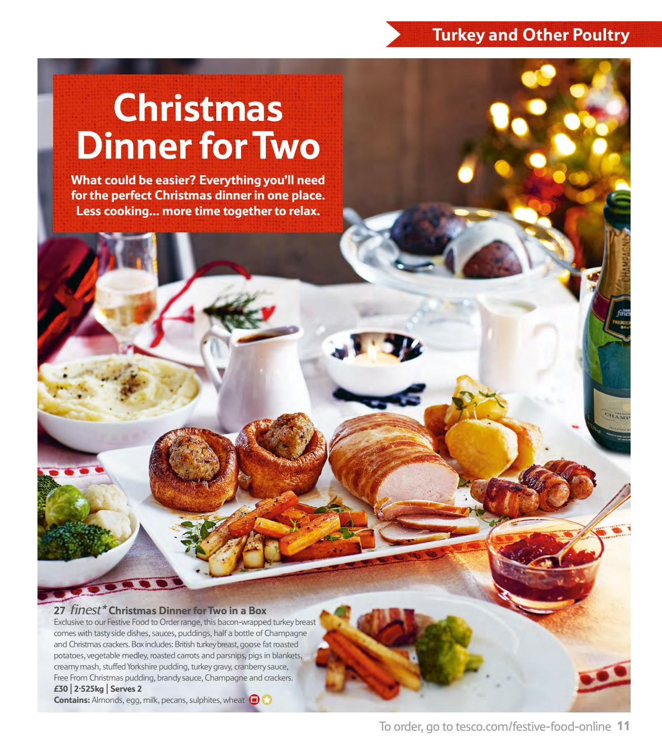 Order Christmas Dinner
 Tesco Festive Food to Order 2016 by Tesco magazine Issuu