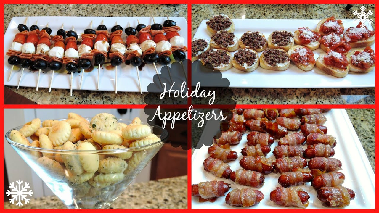 Party Appetizers For Christmas
 HOLIDAY PARTY APPETIZERS