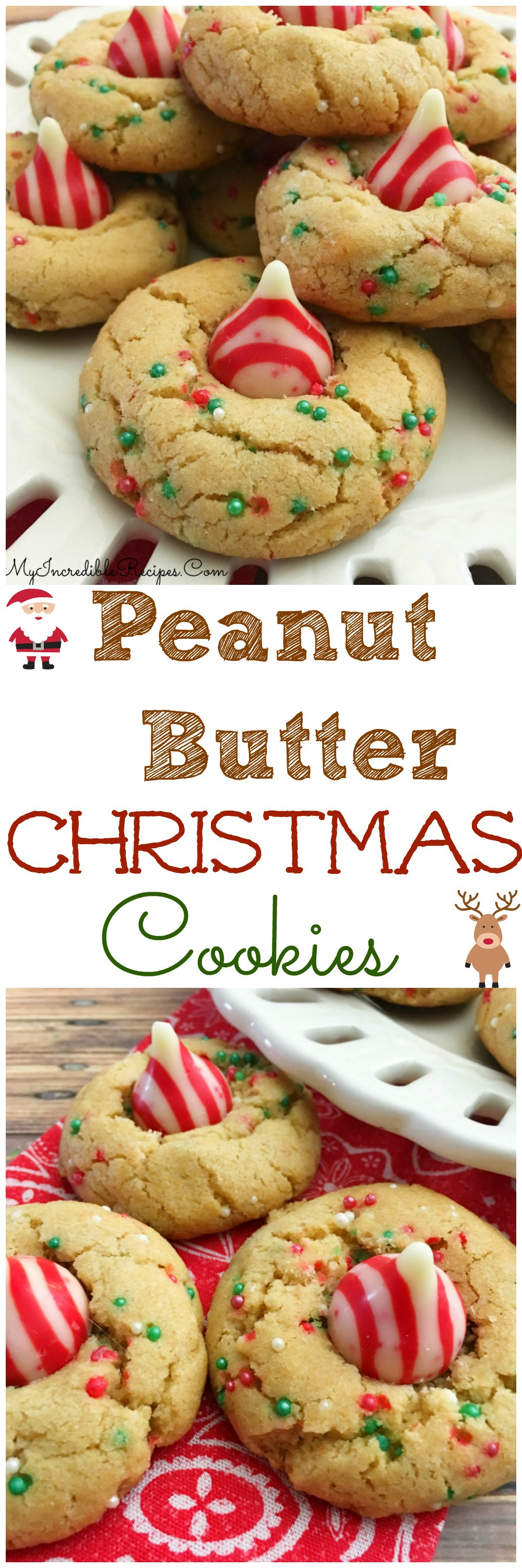 Peanut Butter Christmas Cookies
 Peanut Butter Christmas Cookies