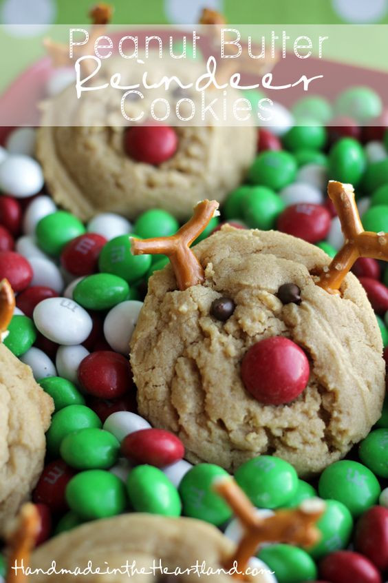 Peanut Butter Christmas Cookies
 Peanut Butter Reindeer Cookies