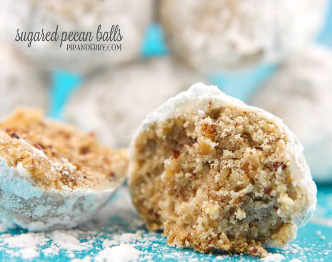 Pecan Balls Christmas Cookies
 Sugared Pecan Balls Recipe — Pip and Ebby easy
