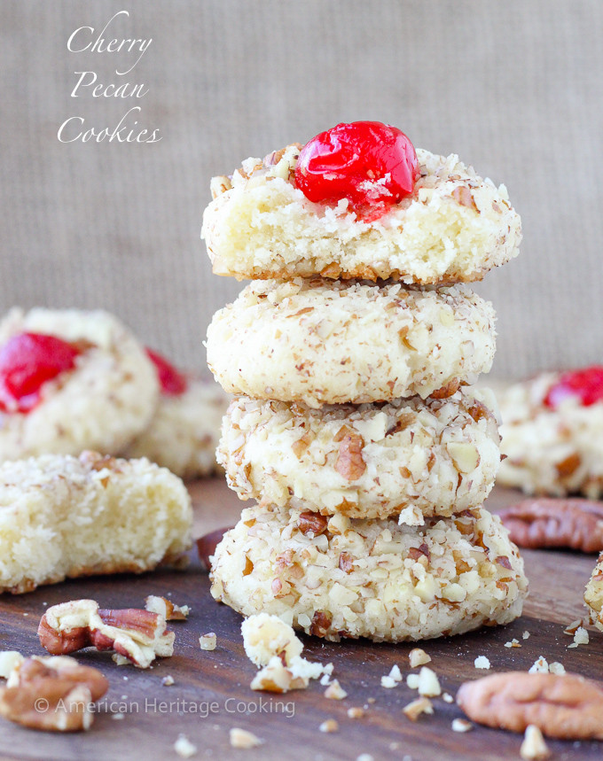 Pecan Christmas Cookies
 Cherry Pecan Cookies American Heritage Cooking