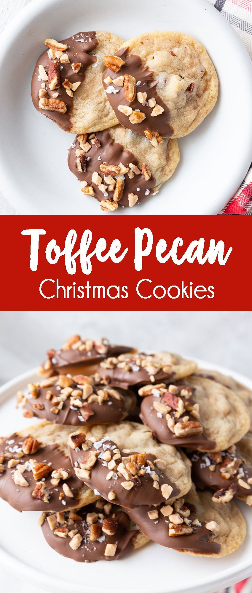 Pecan Christmas Cookies
 Toffee Pecan Christmas Cookies Easy Peasy Meals