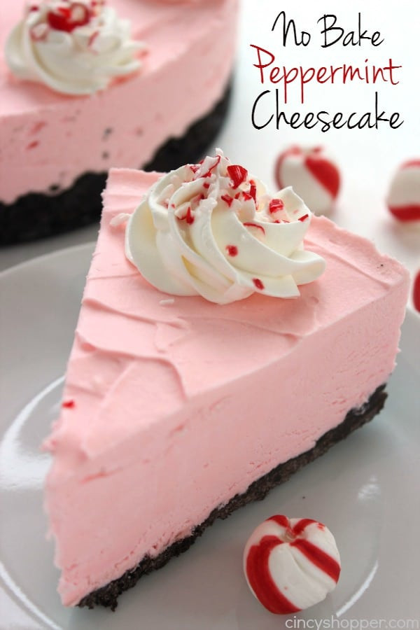 Peppermint Desserts Christmas
 No Bake Peppermint Cheesecake CincyShopper