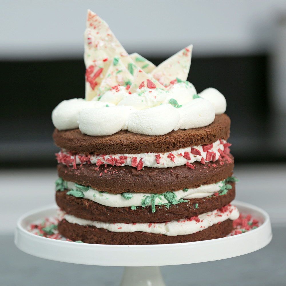 Picture Of Christmas Cakes
 Easy Chocolate Christmas Cake from a Box Recipe