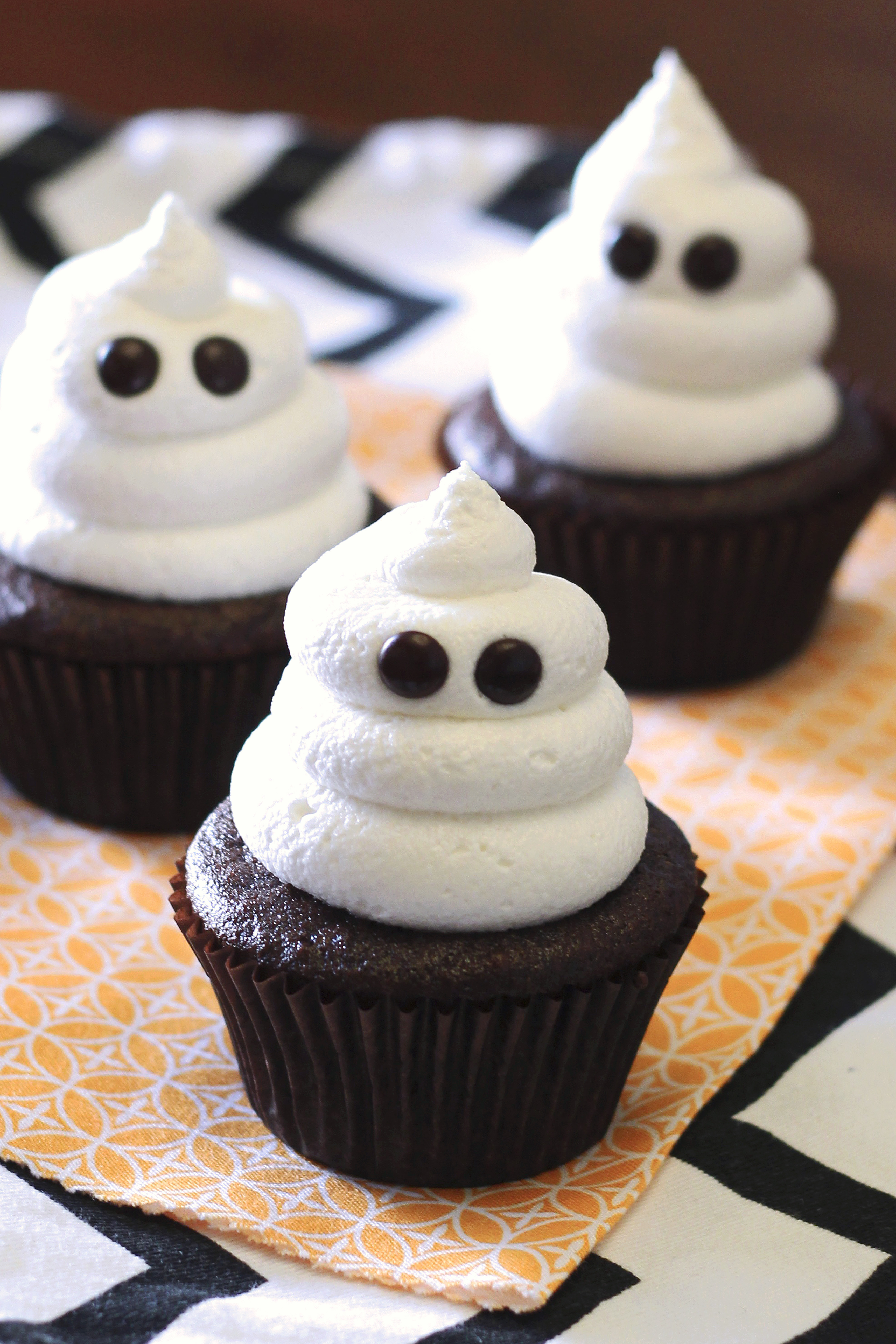 Picture Of Halloween Cupcakes
 gluten free vegan ghost cupcakes Sarah Bakes Gluten Free