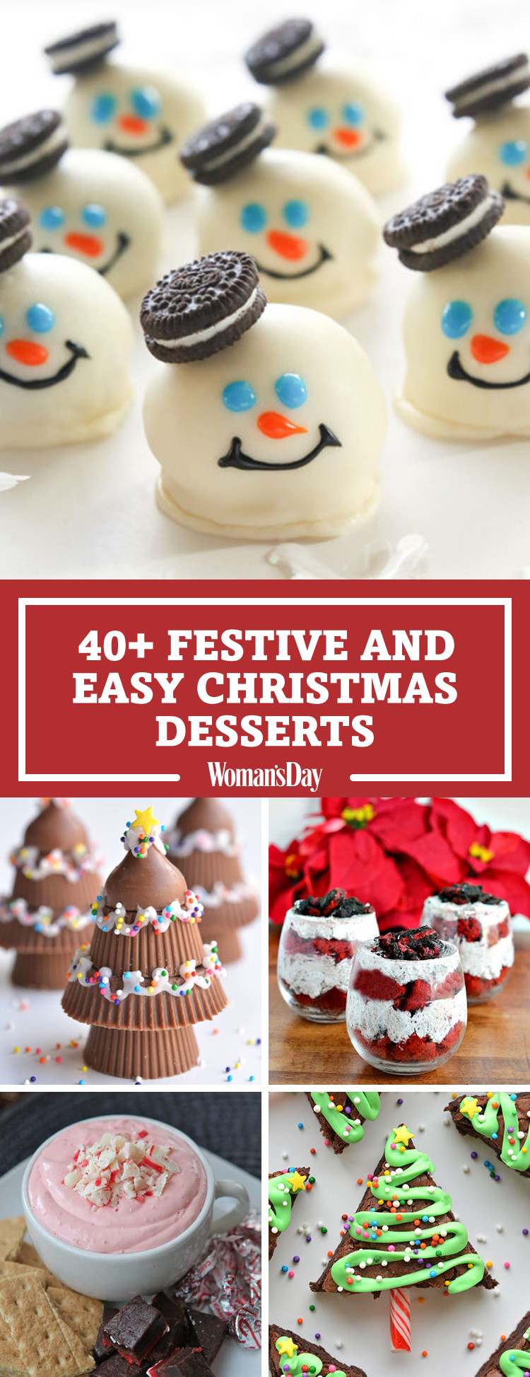 Pictures Of Christmas Desserts
 57 Easy Christmas Dessert Recipes Best Ideas for Fun