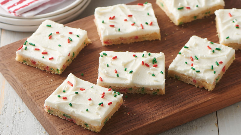 Pillsbury Christmas Cookies Recipes
 Easiest Ever Holiday Sugar Cookie Bars Recipe Pillsbury