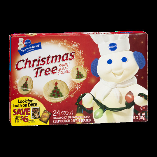 Pillsbury Christmas Tree Cookies
 Pillsbury Ready to Bake Christmas Tree Shape Sugar Cookies