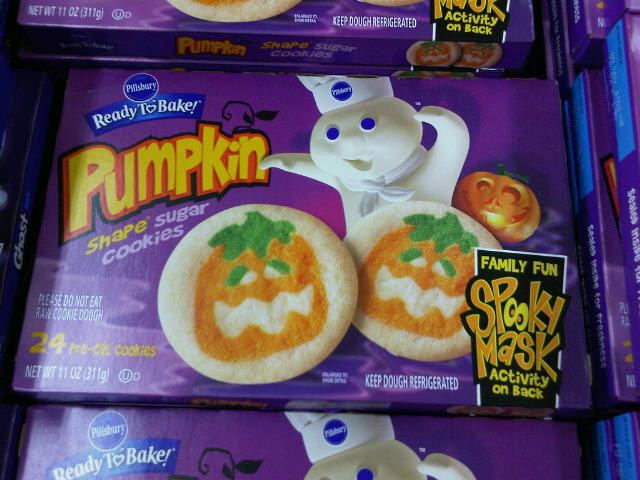 Pillsbury Halloween Cookies
 Pillsbury Pumpkin and Ghost Cookies with Masks