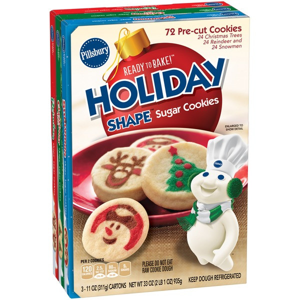 Pillsbury Ready To Bake Christmas Cookies
 Holiday Sugar Cookies Pillsbury House Cookies