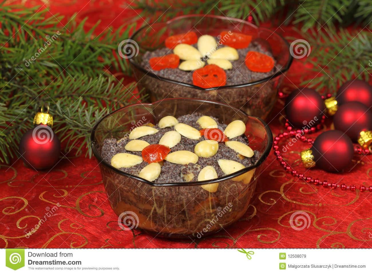 Polish Christmas Desserts
 Polish Christmas Desserts Makowki Stock Image Image of