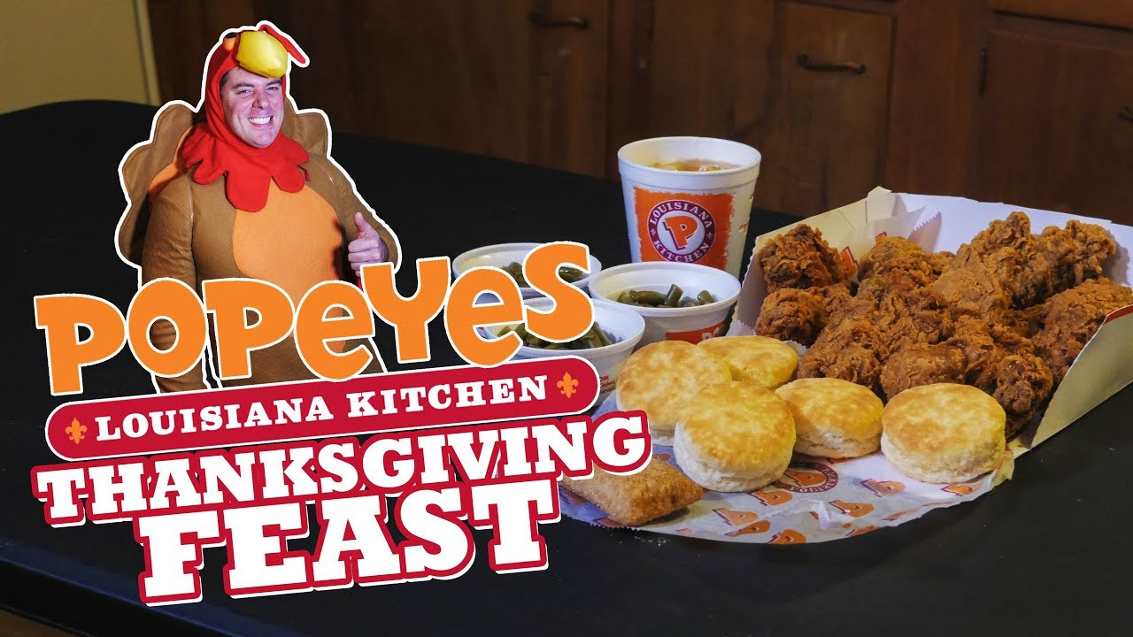 Popeyes Thanksgiving Dinner
 POPEYES THANKSGIVING $20 HOLIDAY FEAST CHALLENGE