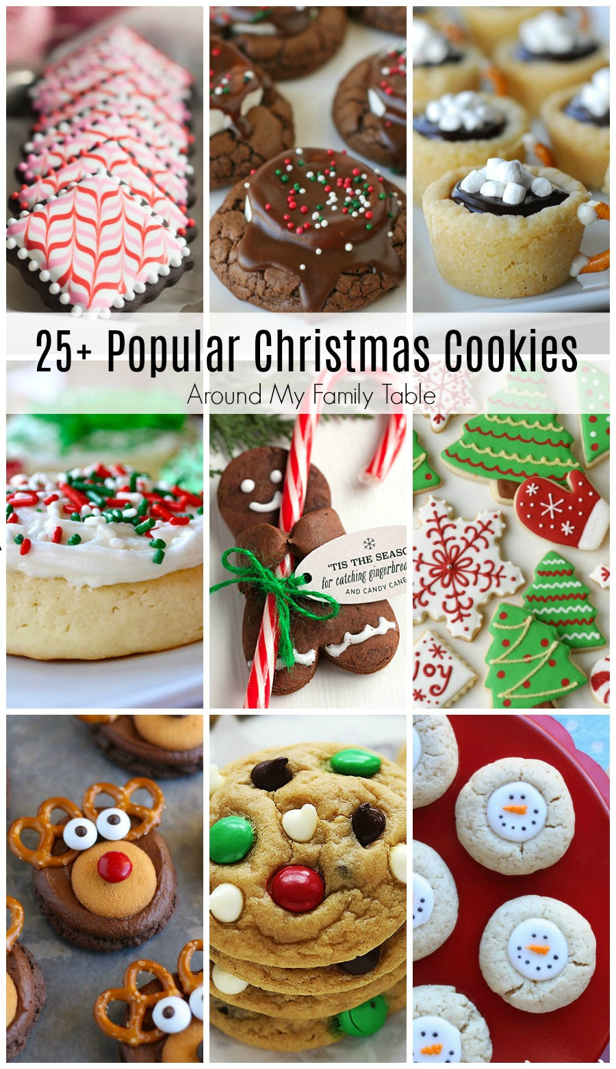 Popular Christmas Cookies
 Most Popular Christmas Cookie Recipes Around My Family Table