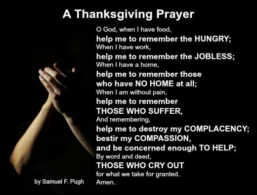 Prayer For Thanksgiving Dinner
 Thanksgiving Prayers and Blessings