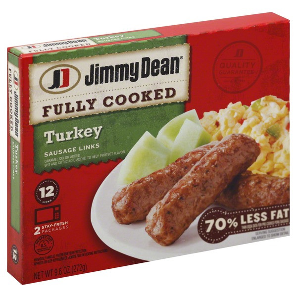 Pre Cooked Thanksgiving Turkey
 Jimmy Dean Fully Cooked Turkey Sausage Links 12 ct from