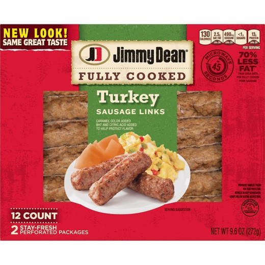 Pre Cooked Thanksgiving Turkey
 Jimmy Dean Fully Cooked Turkey Sausage Links 12ct 9 6oz