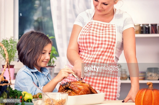Preparing A Turkey For Thanksgiving
 Preparing Turkey For Thanksgiving Dinner Stock