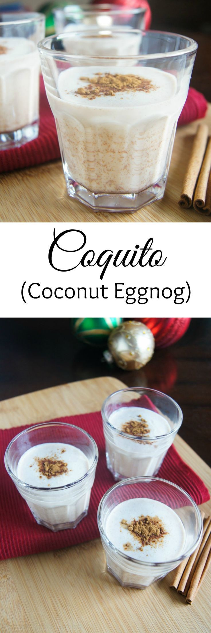 Puerto Rican Christmas Desserts
 Coquito Coconut Eggnog