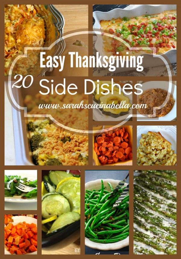 Quick Thanksgiving Side Dishes
 More than 20 Easy Thanksgiving Side Dishes