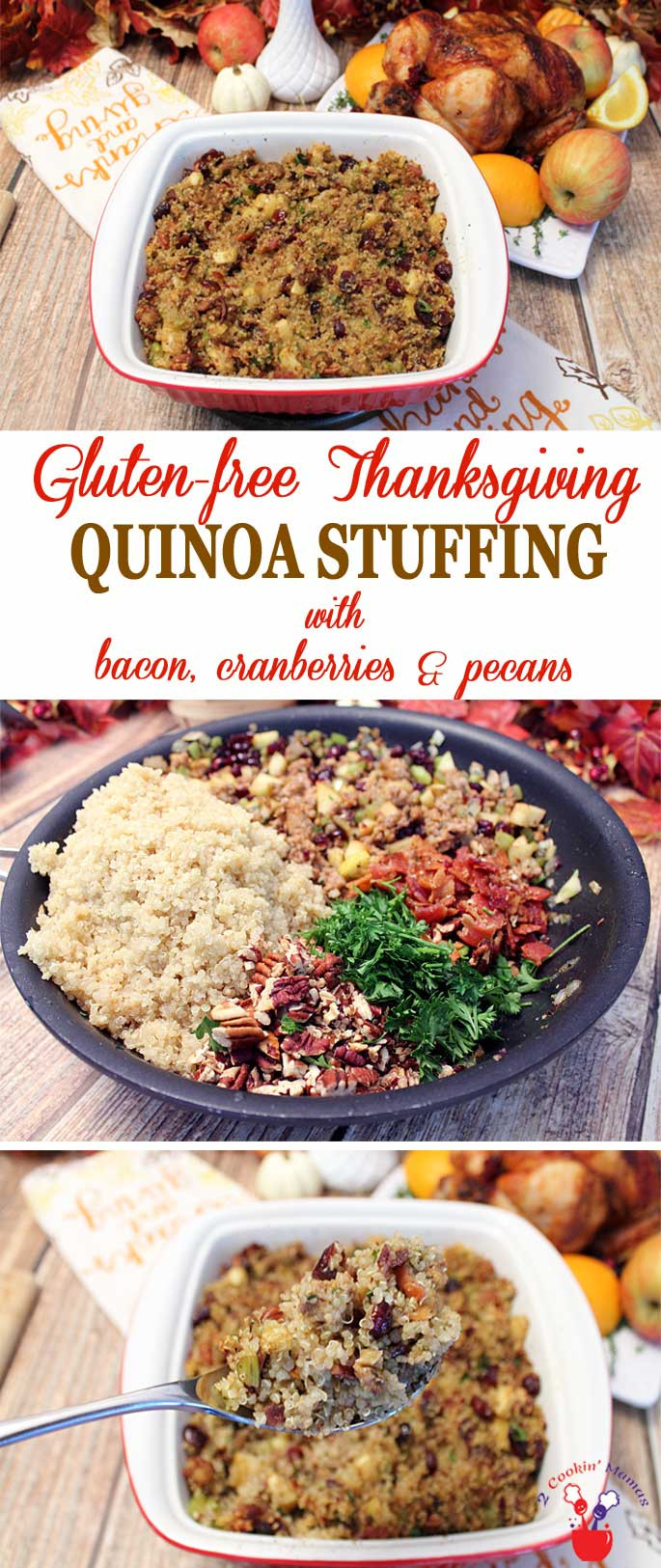 Quinoa Stuffing Thanksgiving
 Thanksgiving Dinner with Gluten Free Quinoa Stuffing 2